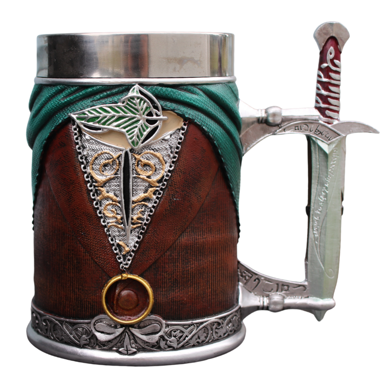 Hand Painted Resin Mug - Frodo
